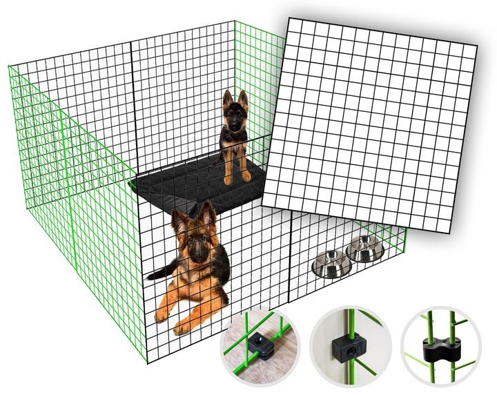 Przęsło Do Kojec Klatka Wybieg Zagroda Dla Psa Szczeniąt Kota Królika