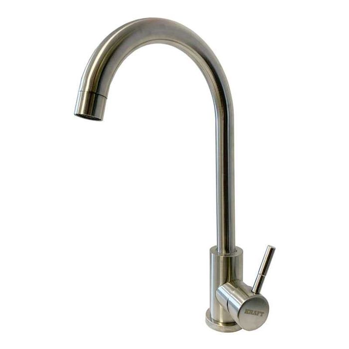 Розпродаж! Змішувач з нержавіючої сталі KRAFT 3001 смеситель на кухню