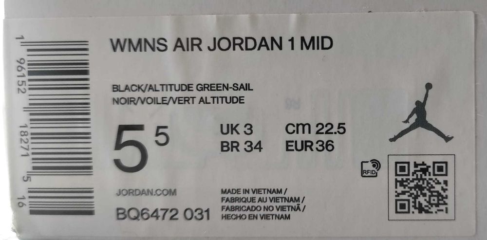 Air Jordan 1 MID para mulher