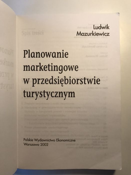 Planowanie marketingowe w przedsiębiorstwie turystycznym (Mazurkiewicz