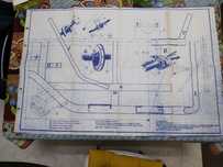 Esquema fabrico chassis karting. Escala 1/1