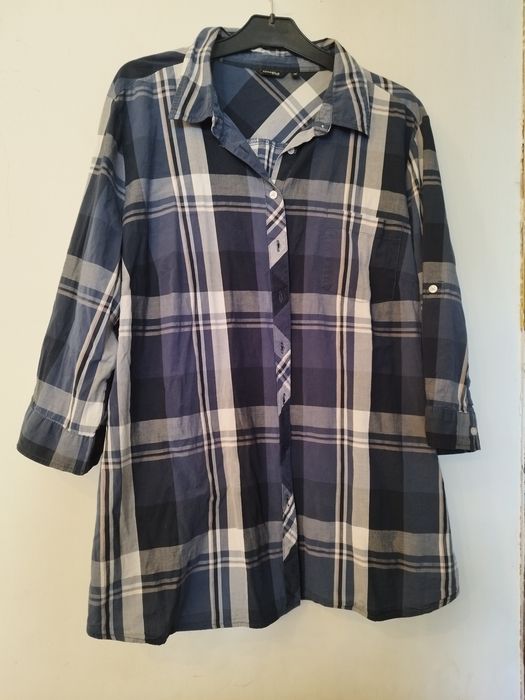 Koszula w kratę 48 Lindex hippie