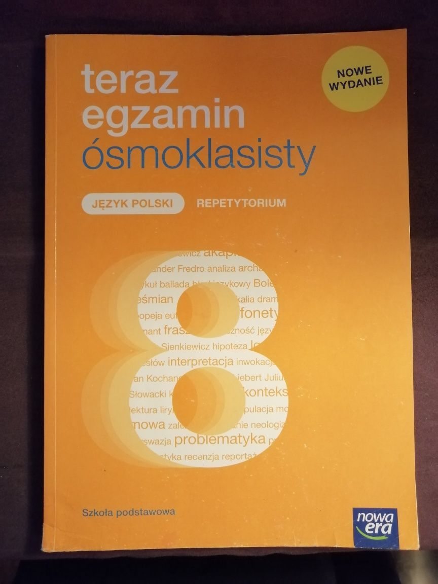 Teraz egzamin ośmoklasisty, język polski. Repetytorium. Szkoła podstaw