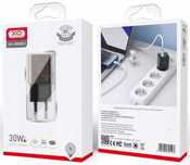 ładowarka sieciowa XO 30W UCB, C USB A czarna