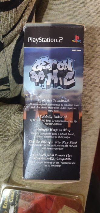 Get On Da Mic PS2 novo. Nunca utilizado.