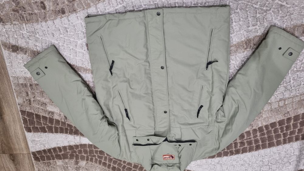 Kurtka męska zimowa z odpinanym kapturem 176  L/XL