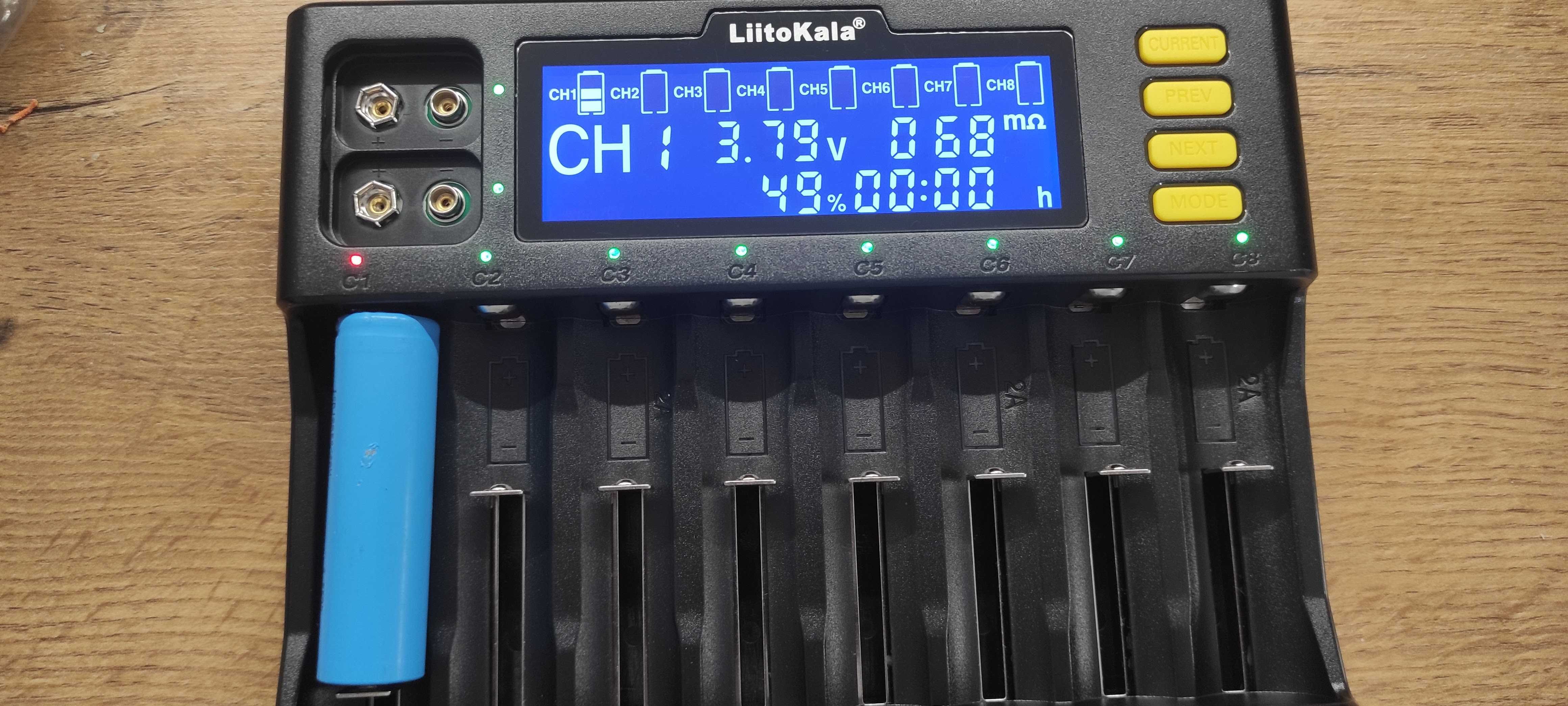 Зарядний пристрій LiitoKala Lii-S8 8 Slots Li-ion LiFePO4 Ni-MH Ni-Cd