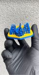 Герб України з написом на магнітах 3d (сувенір)