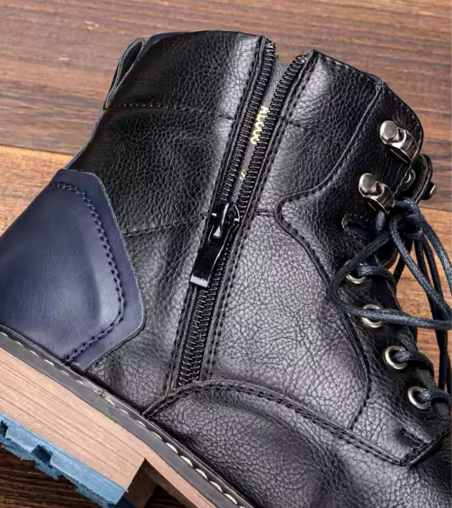 Botki sztyblety skórzane buty męskie obuwie eleganckie casual kozaczki
