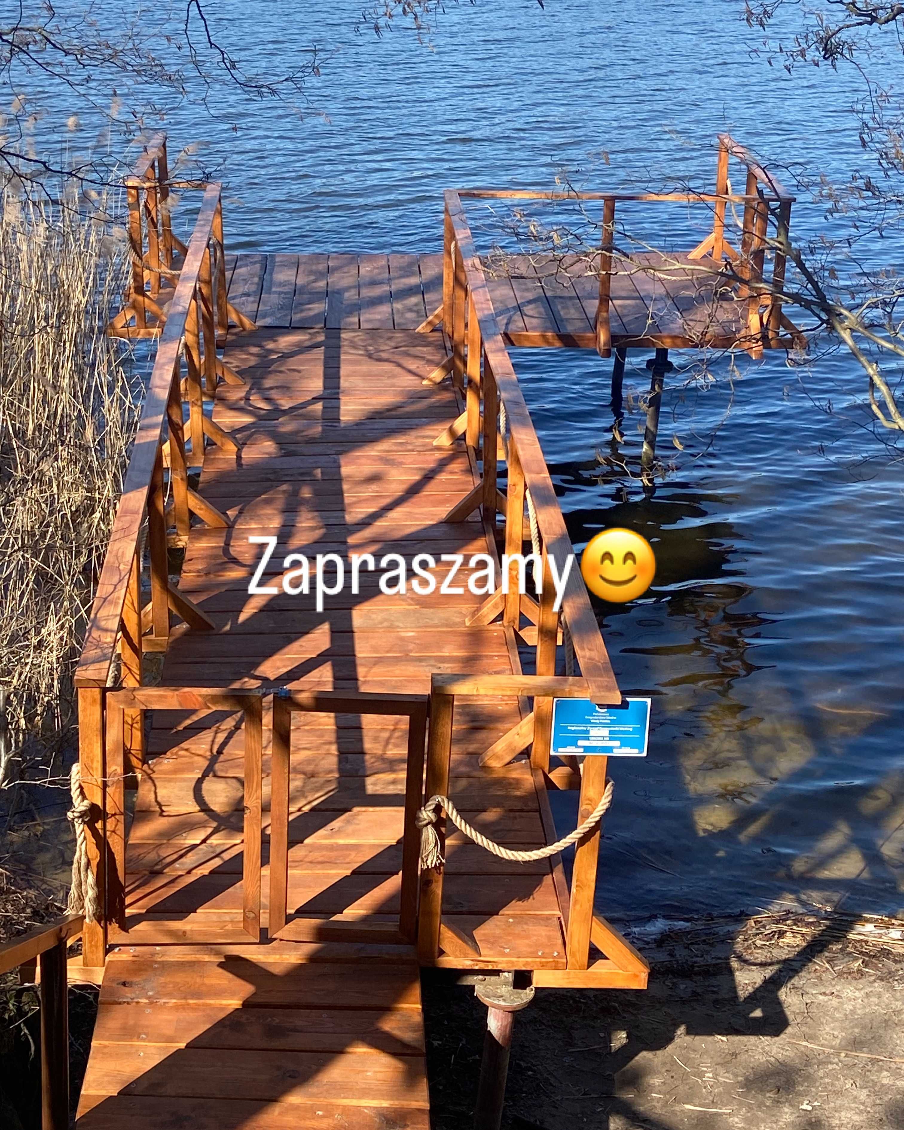 Domek nad jeziorem wolny termin 9-16sierpnia sauna jacuzzi  pomost