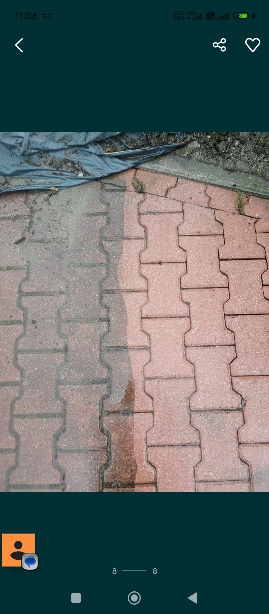 Mycie kostki,elewacji,dachów,przeszkleń itp