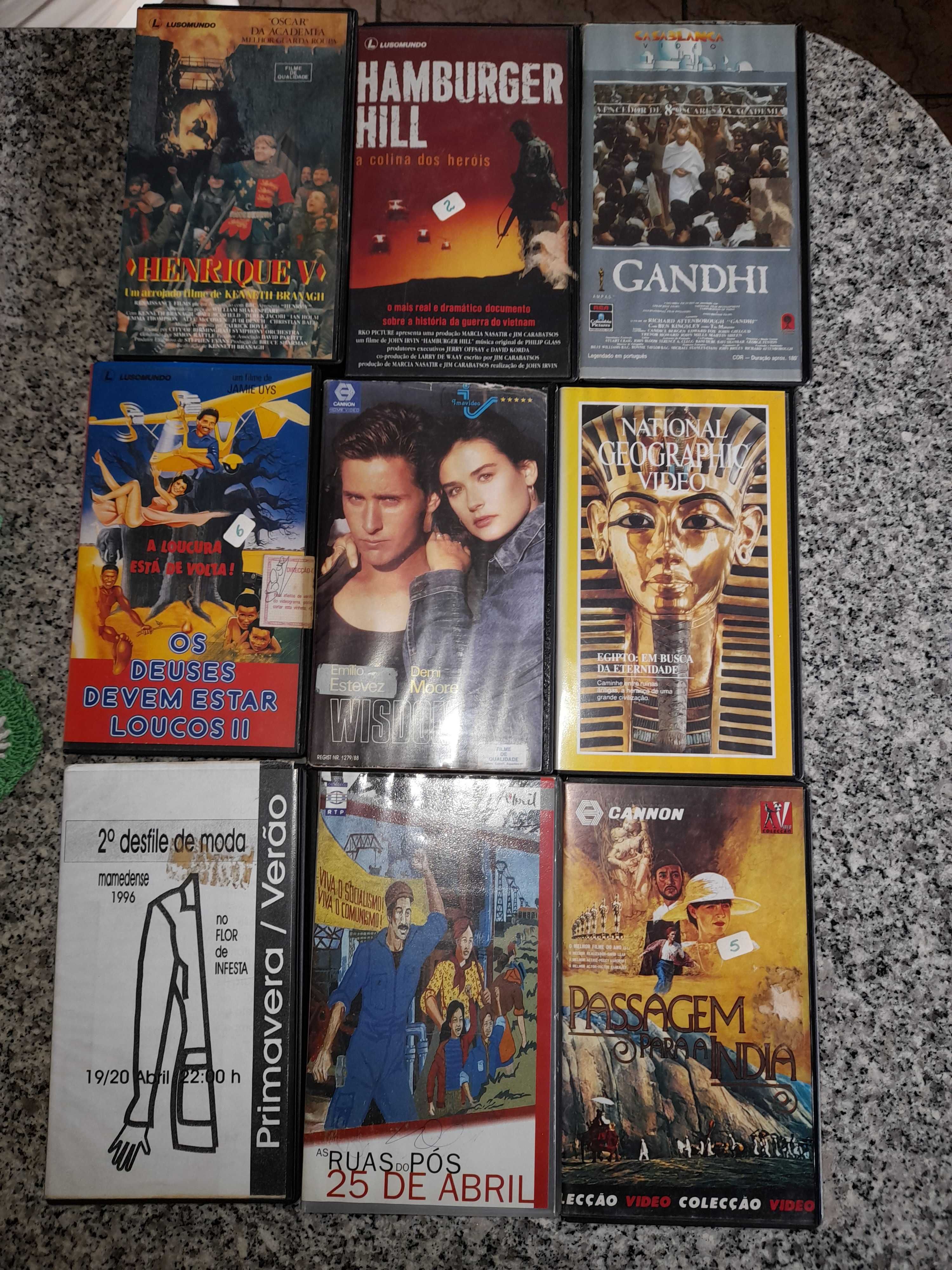 Filmes  Portugueses e estrangeiros em  VHS