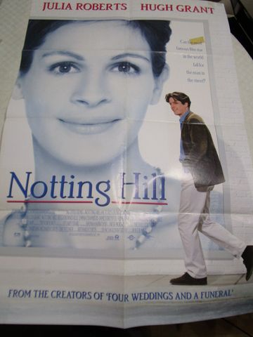 cartazes posters filmes Notting Hill Brad Pitt Van damme