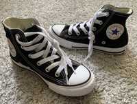 Trampki Converse R:30 - 18.5cm czarne Sneakersy BDD