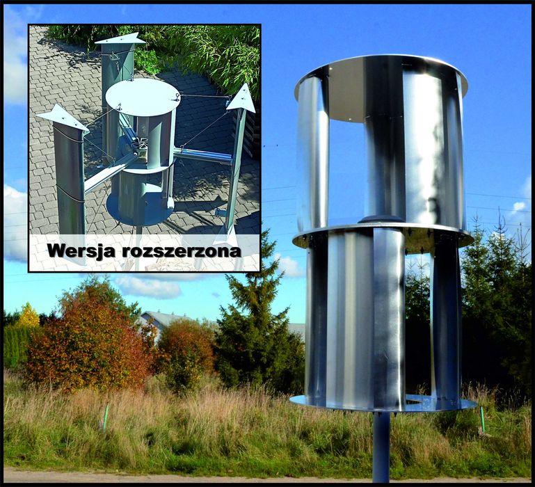Polska Turbina Wiatrowa - Zestaw DIY/KIT Możliwa rozbudowa