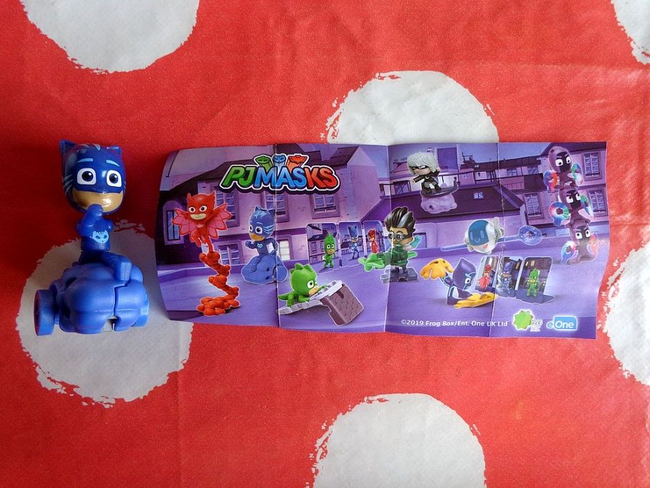 NOWY komplet figurka figurki pidżamersi pj masks kinder niespodzianka