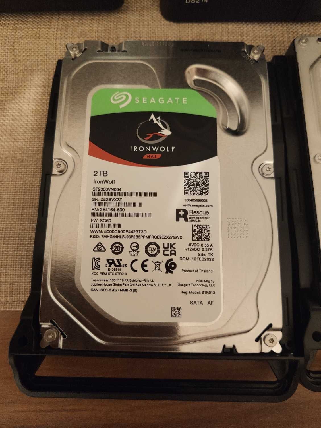 Synology DS214 + HDD 2 x 2 TB - Serwer NAS - Dyski sieciowe - CHMURA