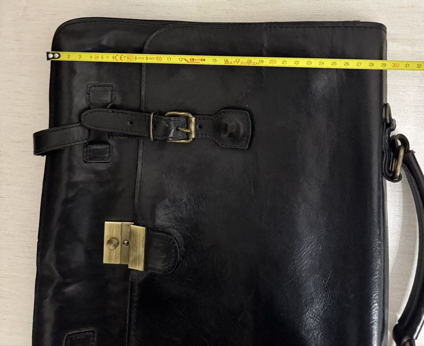 Вінтажний чоловічий шкіряний портфель