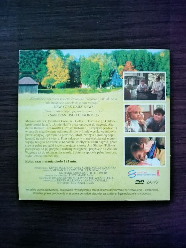 Ania z Zielonego Wzgórza - Film DVD STAN IDEALNY