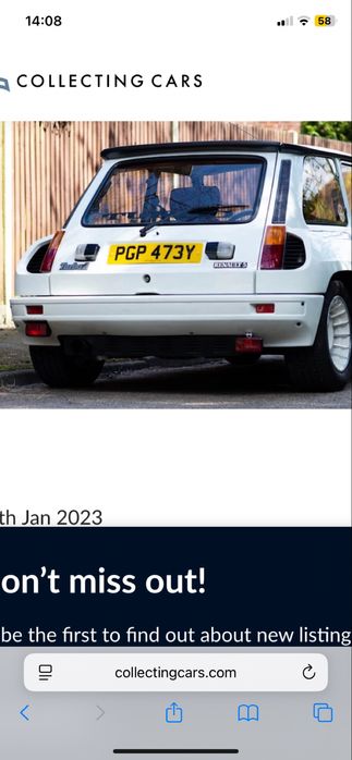 Para choques traseiro renault 5 turbo 2