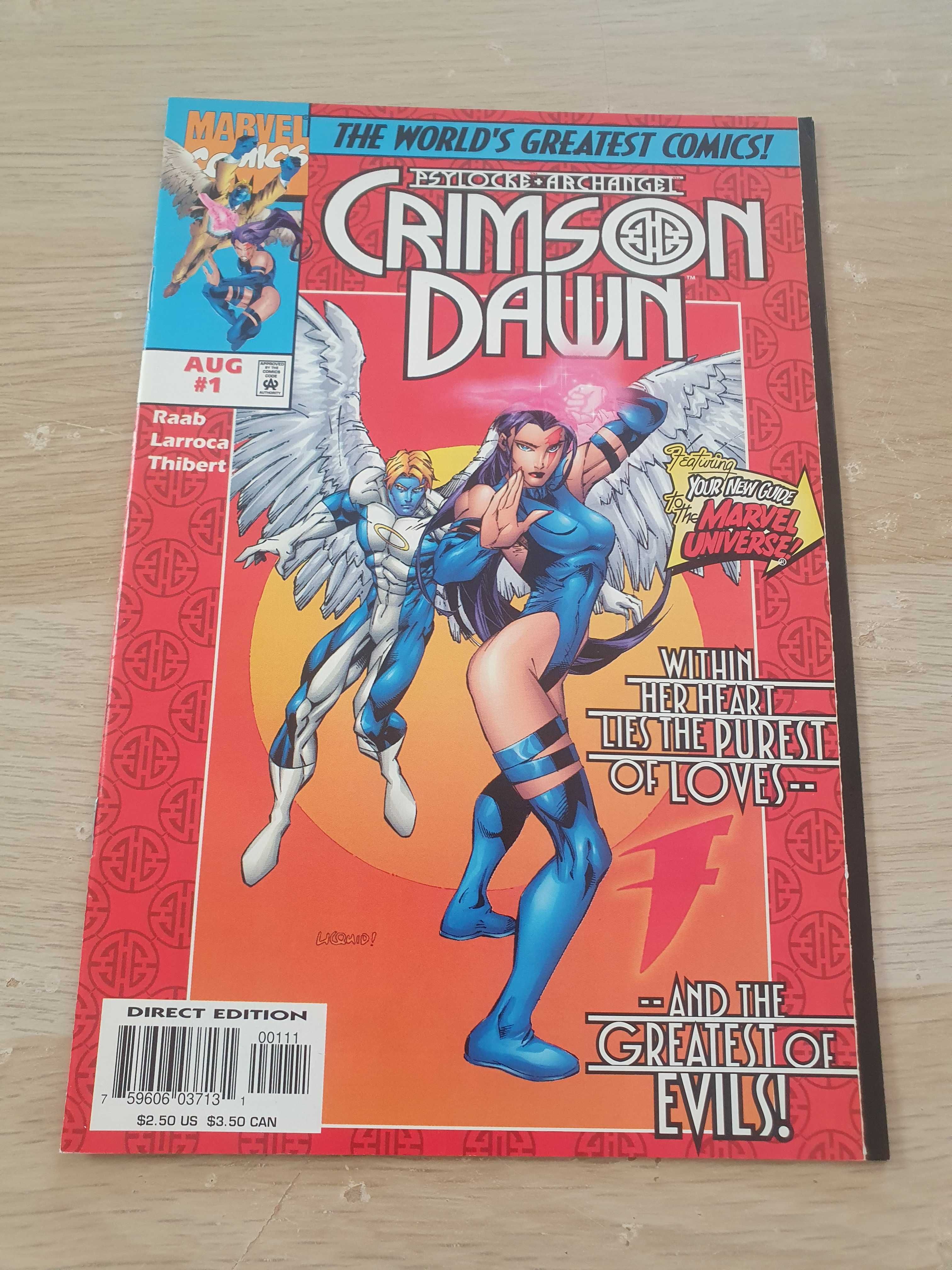 Crimson Dawn - Psylocke & Archangel: 1-4 (1997); Angel: 5 (ZM39)