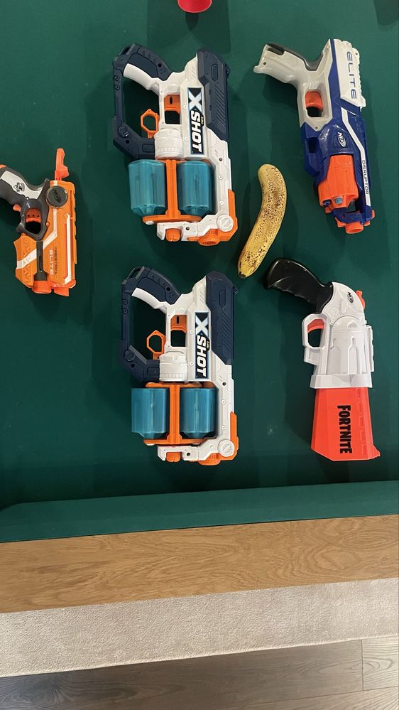 Conjunto 7 Nerf guns