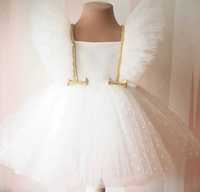 Святкова біла сукня  для дівчат (нова)