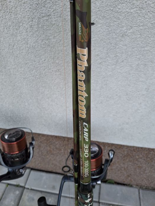 Kompletne wędki karpiowe