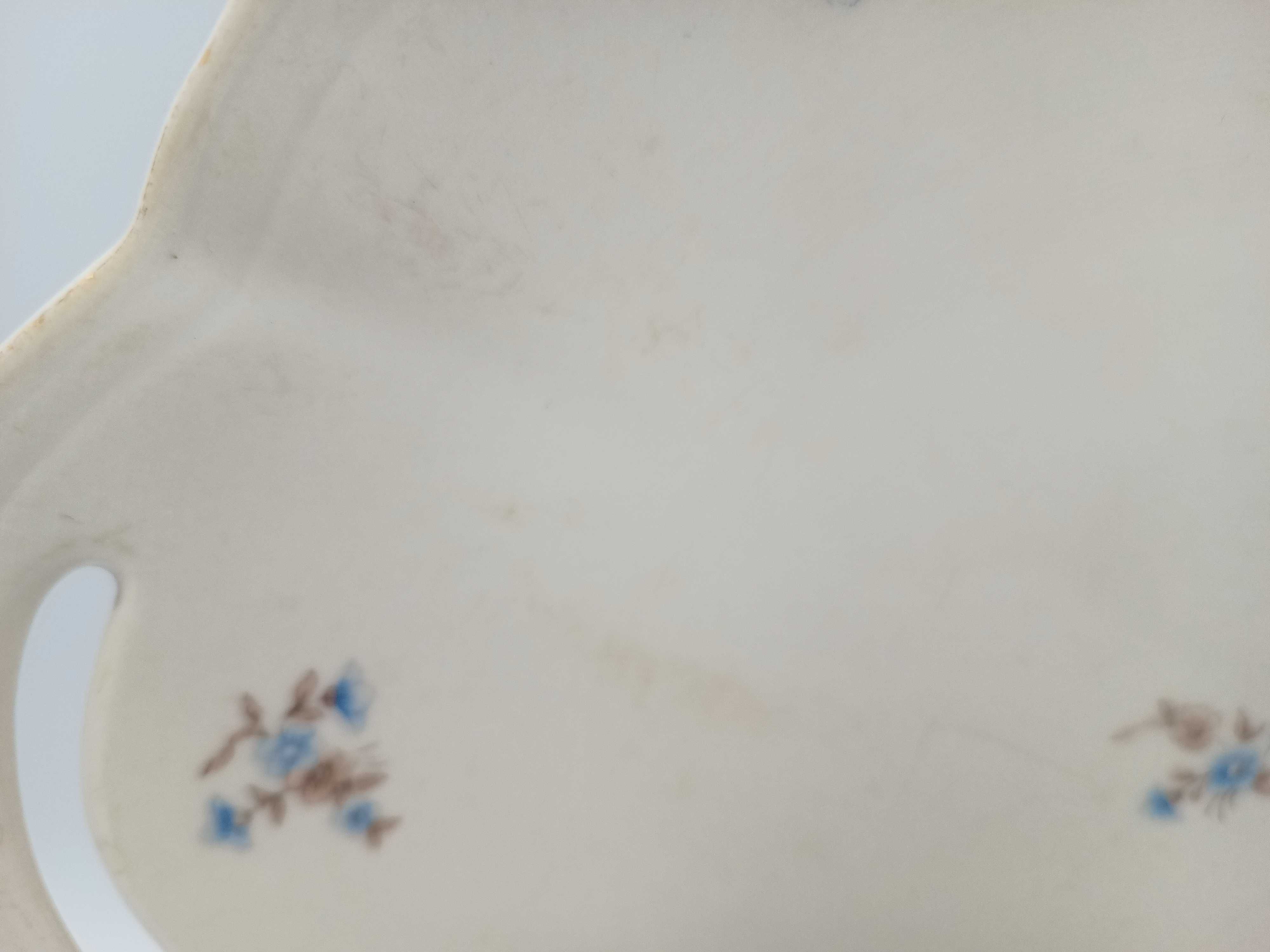 Patera Tułowice duży talerz z uszami porcelana z PRL 3