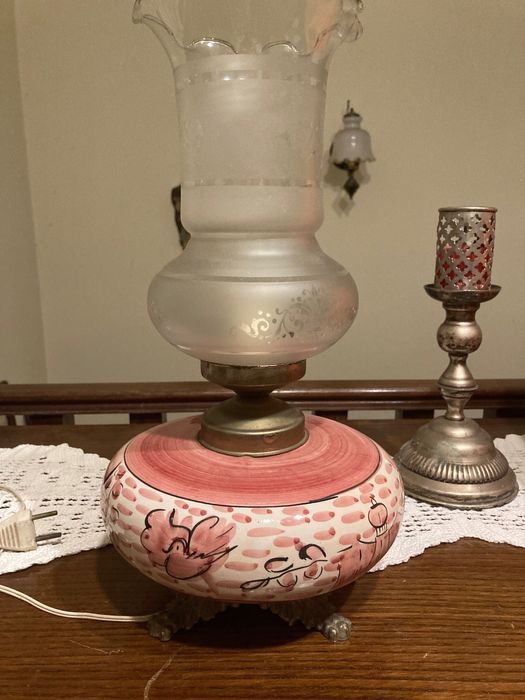 Candeeiros de mesa vontage artigos de coleccionador