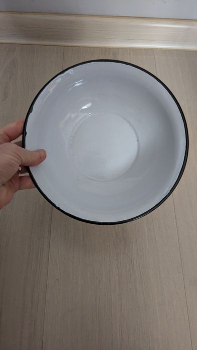 Miska metalowa, emaliowana