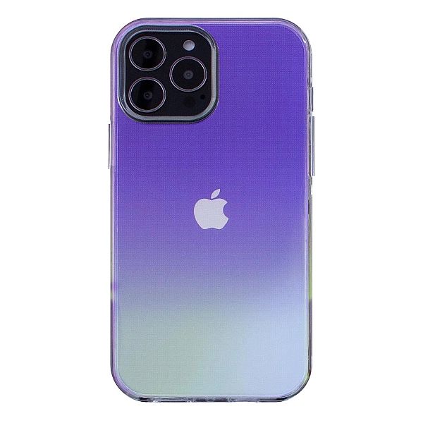 Aurora Case etui do iPhone 12 Pro Max żelowy neonowy pokrowiec fioleto