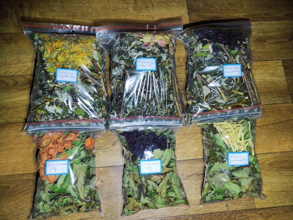 Zestaw przysmaków dla królików i gryzoni zioła nr 6