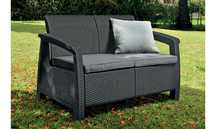 Sofa ogrodowa KETER Corfu Capri Relly Grafit