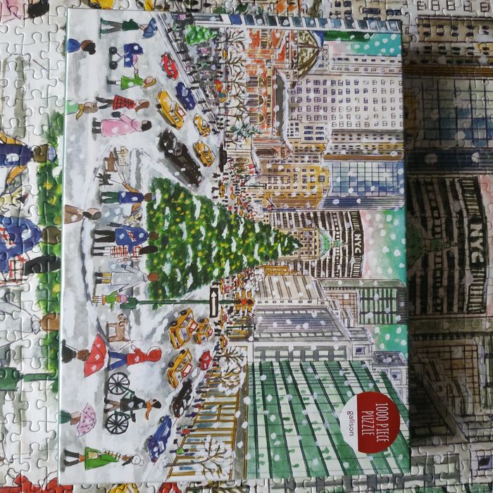 Puzzle Galison Snowfall on Park Avenue by Michael Storrings 1000