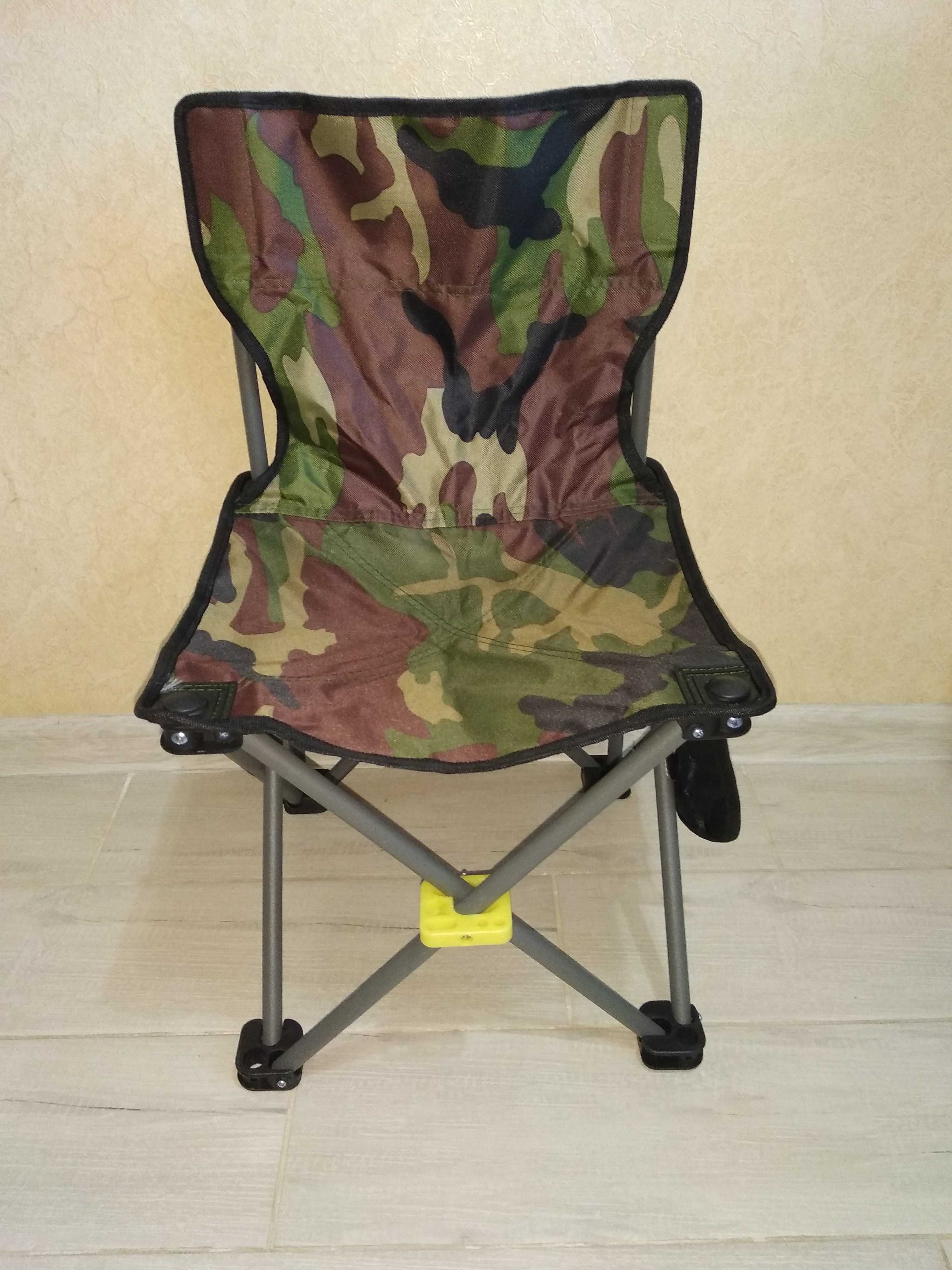 Складной стул стульчик раскладной для рыбалки дома дачи усилен.