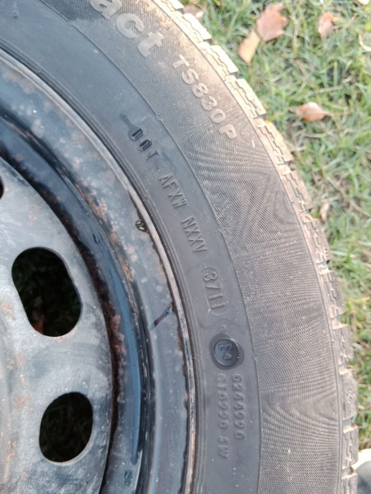 Opona zimowa ContiWinterContact z felgą stalową 205/60 R16 ET50 5x114.