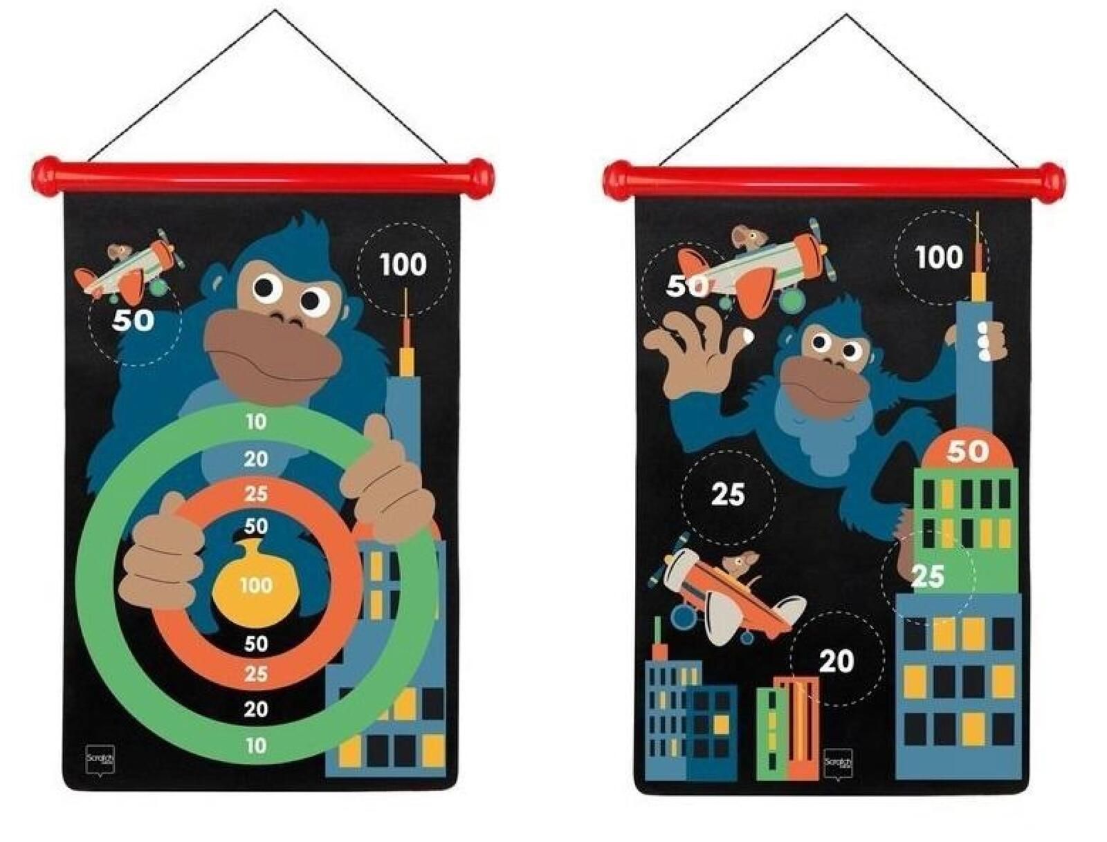Rzutki magnetyczne rozmiar L Małpka w mieście tuba,80x71 mm