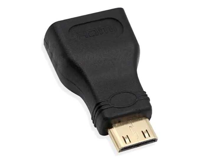 Adapter / przejściówka mini HDMI (M) -> HDMI (F)