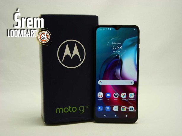Motorola Moto G30, 6gb/128gb, komplet, bdb stan!