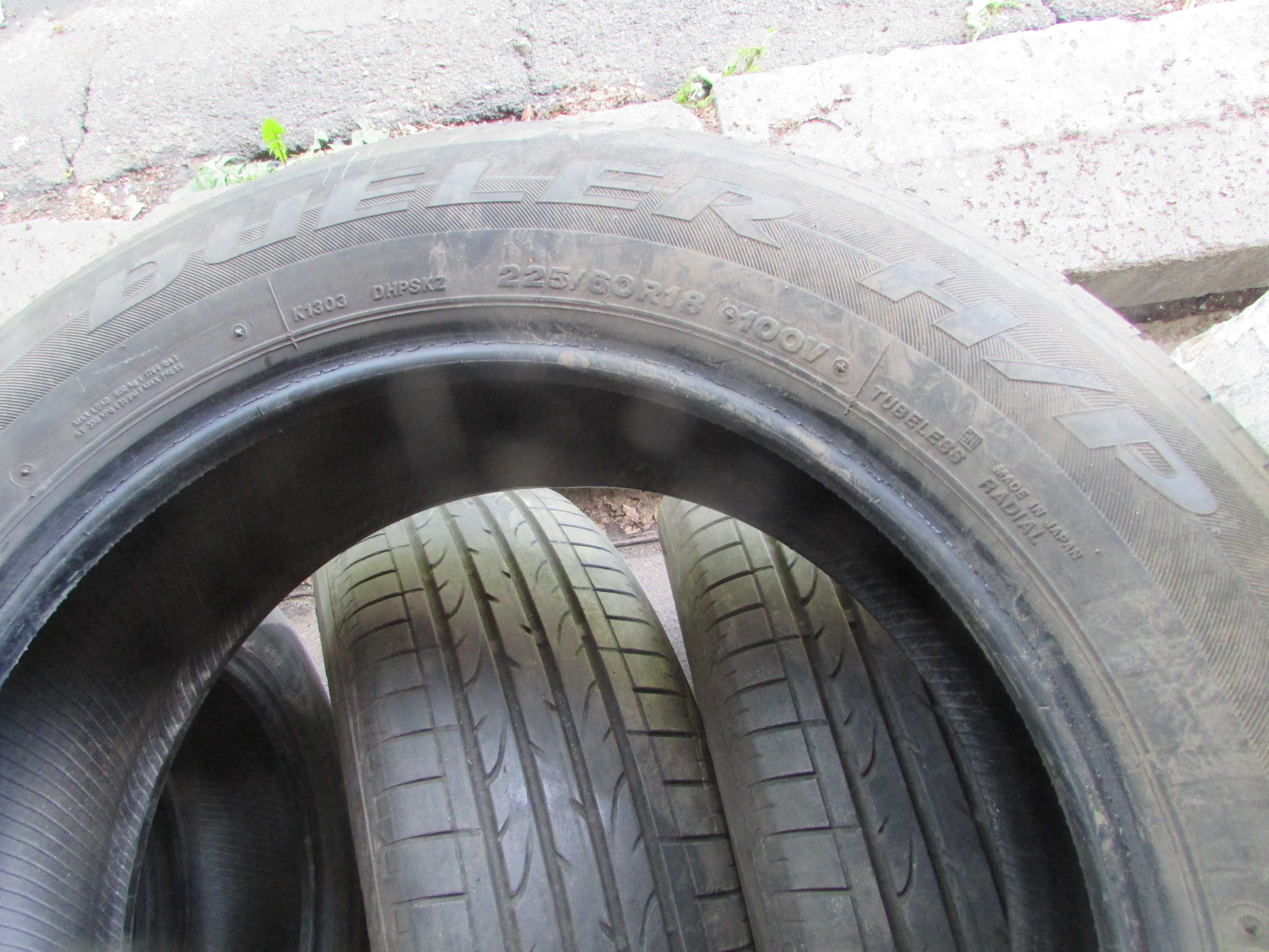 Літні шини 225/60/R18 Bridgestone Dueler H/P