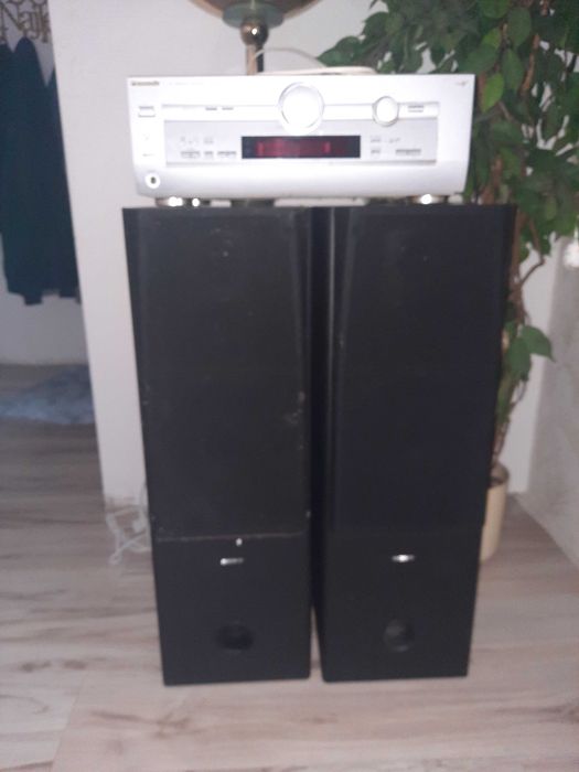 Amplituner Panasonic + 2 kolumny Sony 200W