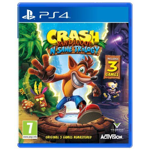 Crash Bandicoot N.Sane Trilogy 2.0 Gra PS4 (Kompatybilna z PS5)