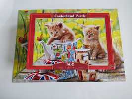 Puzzle 500 koty Castorland