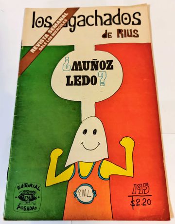 Stary komiks z Meksyku z 1975r.
