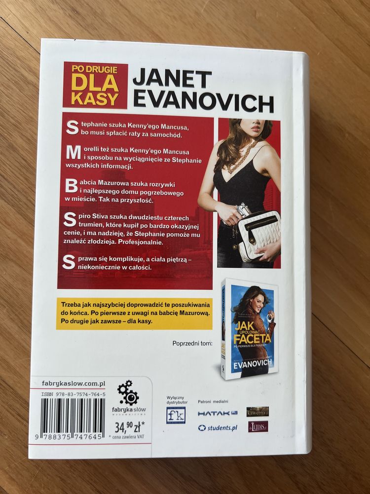 Książka „Po drugie dla Kasy” Janet Evanovich