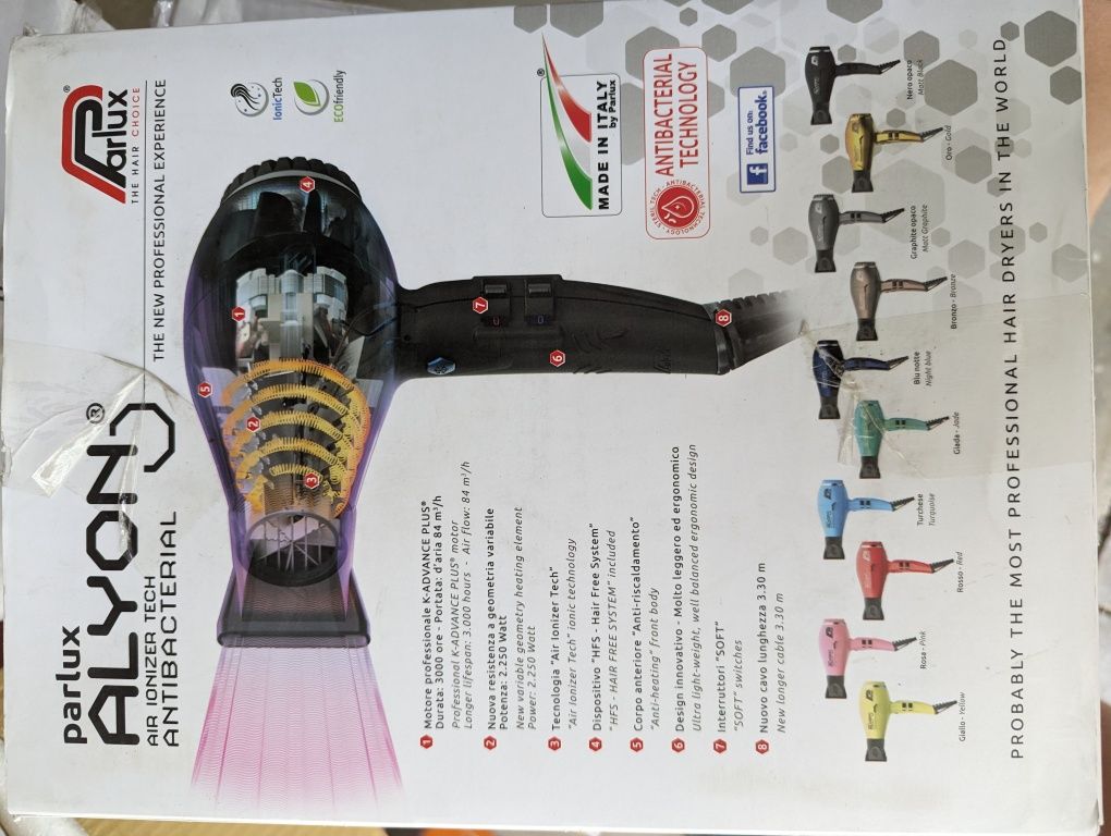 Suszarka do włosów Parlux Alyon Iconic