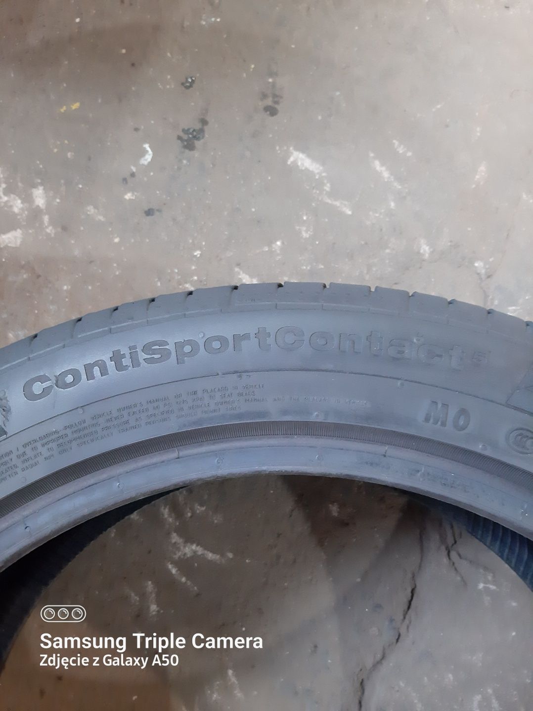 2x Continental 245/45R19 ContiSportContact 5