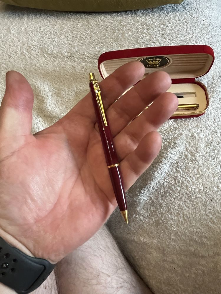 Ручка позолота перьевая duke и мех карандаш balograf epoca