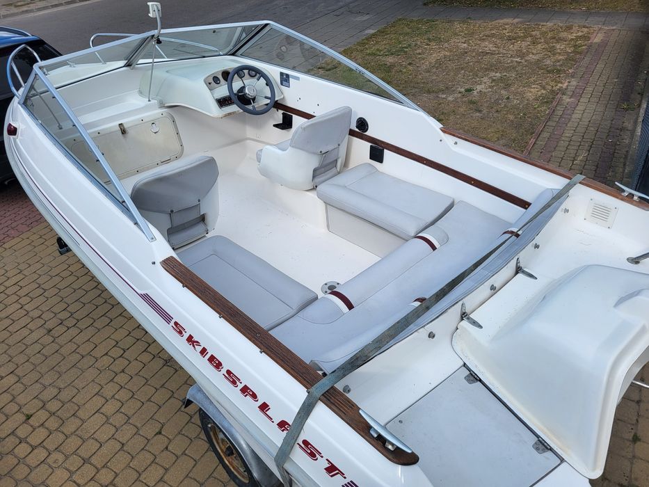 Piekna zadbana Lodz lodka motorowa SKIBSPLAST 500cl motorowka  5metrow